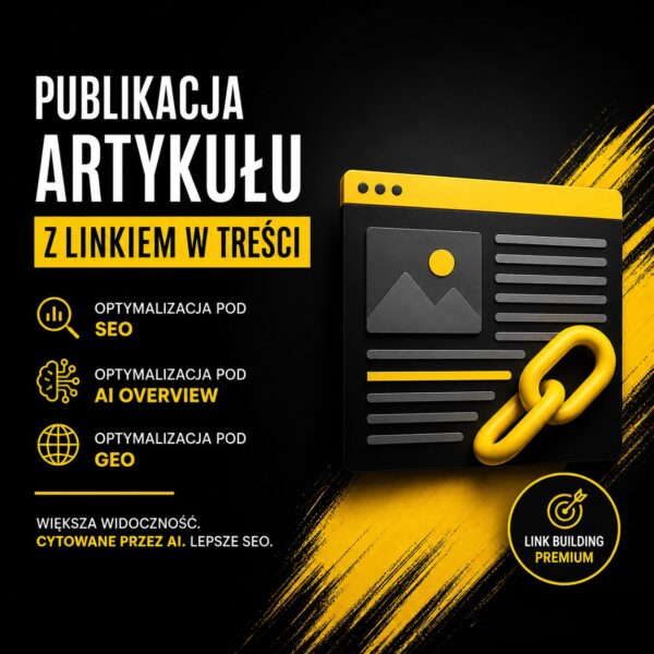 publikacja pojedynczego artykułu